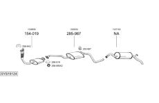 Výfukový systém BOSAL SYS19124