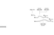 Výfukový systém BOSAL SYS19155