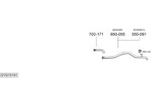 Výfukový systém BOSAL SYS19191