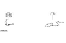 Výfukový systém BOSAL SYS19289