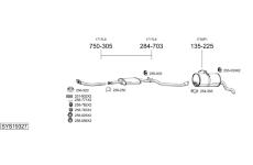 Výfukový systém BOSAL SYS19327