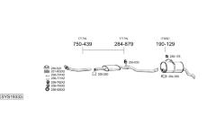 Výfukový systém BOSAL SYS19333