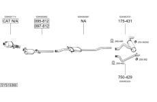 Výfukový systém BOSAL SYS19360