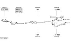 Výfukový systém BOSAL SYS19361