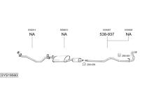 Výfukový systém BOSAL SYS19560