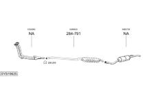 Výfukový systém BOSAL SYS19625