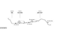 Výfukový systém BOSAL SYS19679