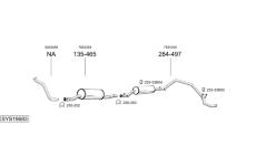 Výfukový systém BOSAL SYS19683