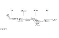Výfukový systém BOSAL SYS19774