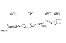 Výfukový systém BOSAL SYS19919