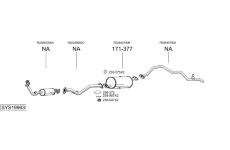 Výfukový systém BOSAL SYS19963