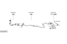 Výfukový systém BOSAL SYS19977