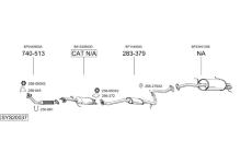 Výfukový systém BOSAL SYS20037