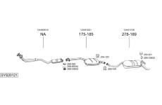 Výfukový systém BOSAL SYS20121