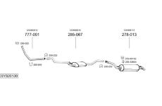 Výfukový systém BOSAL SYS20139