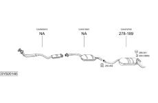 Výfukový systém BOSAL SYS20148