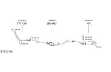 Výfukový systém BOSAL SYS20154