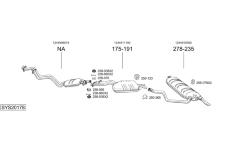 Výfukový systém BOSAL SYS20178