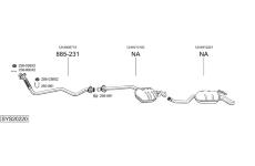 Výfukový systém BOSAL SYS20220