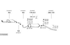 Výfukový systém BOSAL SYS20282