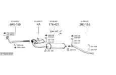 Výfukový systém BOSAL SYS20300
