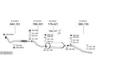 Výfukový systém BOSAL SYS20301