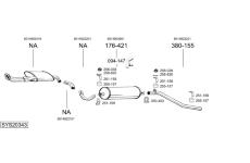 Výfukový systém BOSAL SYS20343