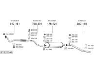 Výfukový systém BOSAL SYS20359