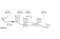 Výfukový systém BOSAL SYS20371