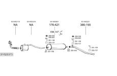 Výfukový systém BOSAL SYS20373