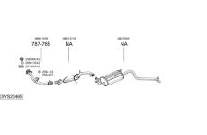 Výfukový systém BOSAL SYS20465