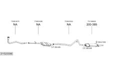 Výfukový systém BOSAL SYS20598