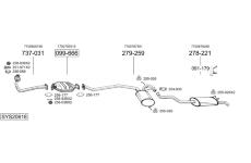 Výfukový systém BOSAL SYS20618