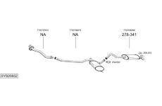 Výfukový systém BOSAL SYS20652