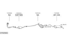 Výfukový systém BOSAL SYS20655