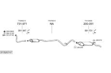 Výfukový systém BOSAL SYS20747