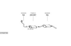 Výfukový systém BOSAL SYS20759