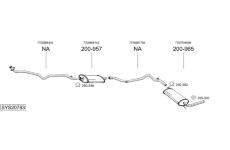 Výfukový systém BOSAL SYS20783