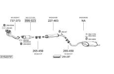 Výfukový systém BOSAL SYS20797