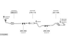 Výfukový systém BOSAL SYS20800