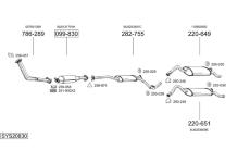 Výfukový systém BOSAL SYS20830