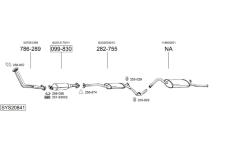 Výfukový systém BOSAL SYS20841