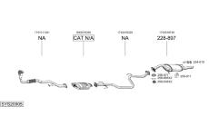 Výfukový systém BOSAL SYS20905