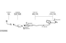 Výfukový systém BOSAL SYS20956