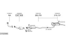 Výfukový systém BOSAL SYS20966