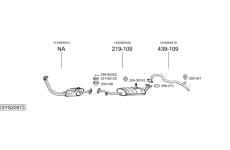 Výfukový systém BOSAL SYS20973