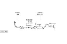 Výfukový systém BOSAL SYS20974