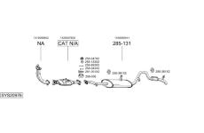 Výfukový systém BOSAL SYS20976