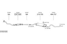 Výfukový systém BOSAL SYS21020