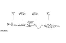 Výfukový systém BOSAL SYS21026